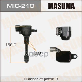 Катушка зажигания NISSAN 350Z MASUMA MIC-210 Masuma арт. MIC-210