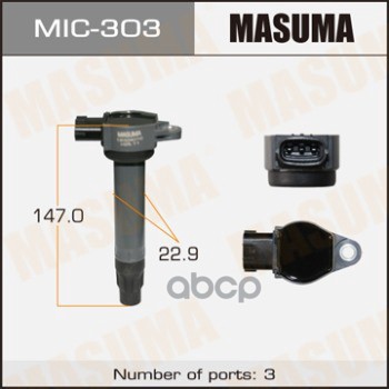 Катушка зажигания MITSUBISHI ASX MASUMA MIC-303 Masuma арт. MIC-303