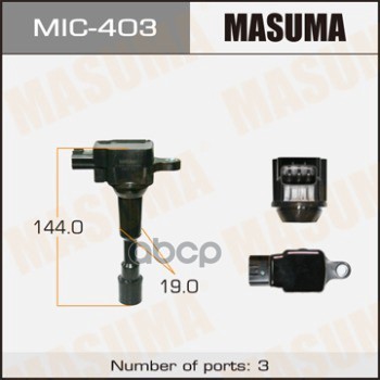 Катушка зажигания MAZDA AXELA MASUMA MIC-403 Masuma арт. MIC-403