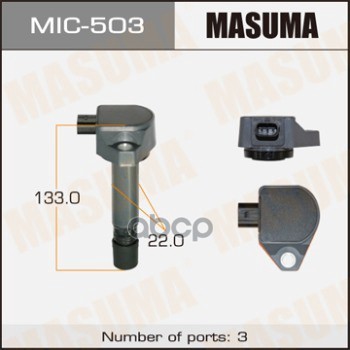 Катушка зажигания HONDA ACCORD MASUMA MIC-503 Masuma арт. MIC-503