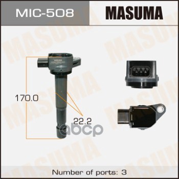 Катушка зажигания HONDA ACCORD MASUMA MIC-508 Masuma арт. MIC-508