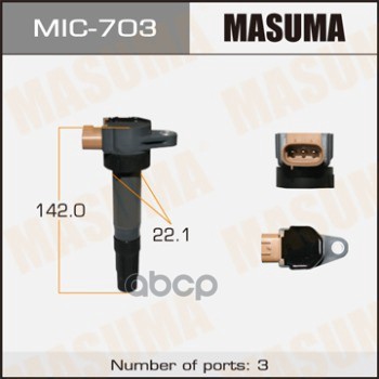 Катушка зажигания SUZUKI GRAND VITARA MASUMA MIC-703 Masuma арт. MIC-703
