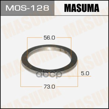 Кольцо Уплотнительное Под Выхлопной Коллектор 56Х73 Masuma арт. MOS128