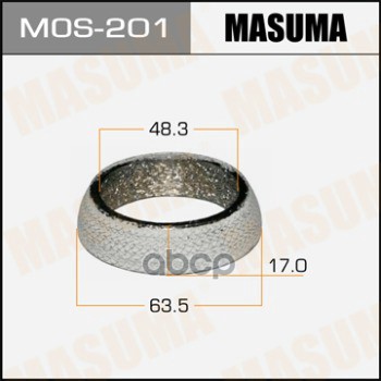 Кольцо глушителя 48.3x63.5 MASUMA MOS-201 Masuma арт. MOS-201