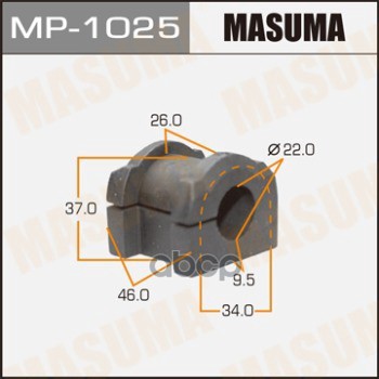 Втулка стабилизатора MITSUBISHI ASX MASUMA MP-1025 Masuma арт. MP-1025
