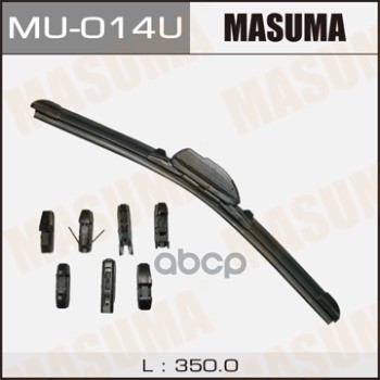 щетка плоская! 350mm универсальная Masuma арт. MU014U
