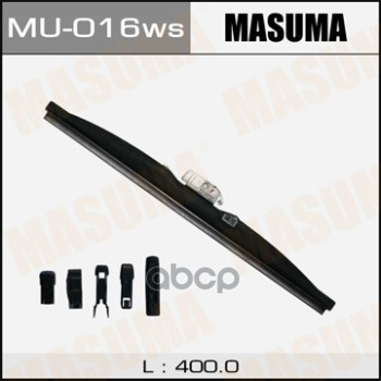 Щетка стеклоочистителя зимняя 400 мм каркасная 1 шт MASUMA Snow Blade MU-016ws Masuma арт. MU-016ws