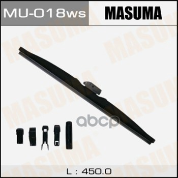 Щетка стеклоочистителя зимняя 450 мм каркасная 1 шт MASUMA Snow Blade MU-018ws Masuma арт. MU-018ws