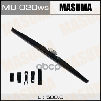 Щетка стеклоочистителя зимняя 500 мм каркасная 1 шт MASUMA Snow Blade MU-020ws Masuma арт. MU-020ws