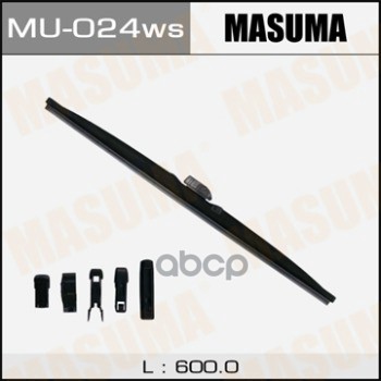 Щетка стеклоочистителя зимняя 600 мм каркасная 1 шт MASUMA Snow Blade MU-024ws Masuma арт. MU-024ws