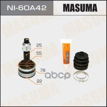 ШРУС  Masuma  22x55x25  (16) NI-60A42 Masuma арт. NI-60A42