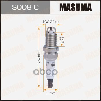 Свеча Зажигания Nickel Bkr6ekb-11 (3583) Renault/Bmw/Mb/Vag/Lada Largus Masuma S008c Masuma арт. S008C
