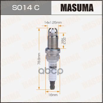 Свеча Зажигания Bkr6ekuc Mitsubishi Masuma S014c Masuma арт. S014C