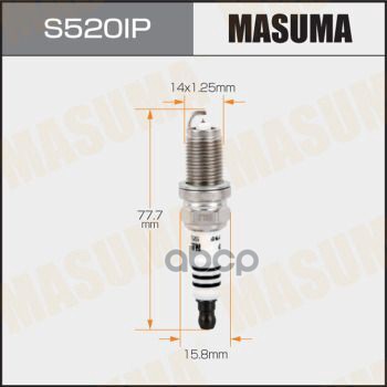 Свеча зажигания IRIDIUM+PLATINUM (IZFR6K13) MASUMA S520IP Masuma арт. S520IP