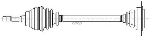Полуось в сборе (привод) Metelli арт. 17-0790