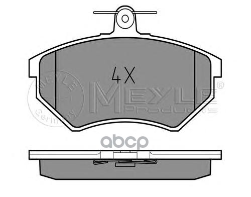 Колодки передние VW B3/B2/G2 16V/CHERY TYGGO MEYLE 025 201 6816 Meyle арт. 025 201 6816