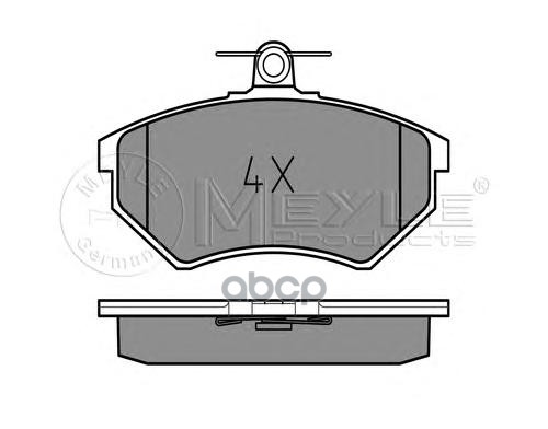 Колодки передние VW B3/B4/G2/G3 MEYLE 025 201 6819 Meyle арт. 025 201 6819
