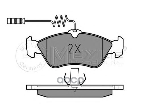 Колодки Задние Mb 2/3/4T-Sprinter/Vw Lt 28-46 Ii 96-06 Meyle 025 215 9218 Meyle арт. 025 215 9218