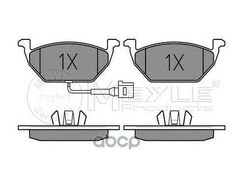 Колодки Передние (С Датчиком) Vag A3/Octavia/Yeti/Golf V/Vi/Caddy Iii All 04- Meyle 025 231 3119/W Meyle арт. 025 231 3119/W