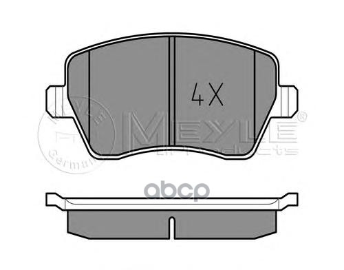 Колодки передние RENAULT Duster/Logan/Sandero/NISSAN Note MEYLE 025 239 7317 Meyle арт. 025 239 7317