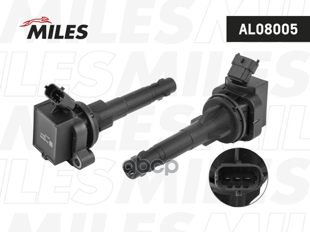 Катушка зажигания Toyota Corolla 1.4 00-02 AL08005 Miles арт. AL08005