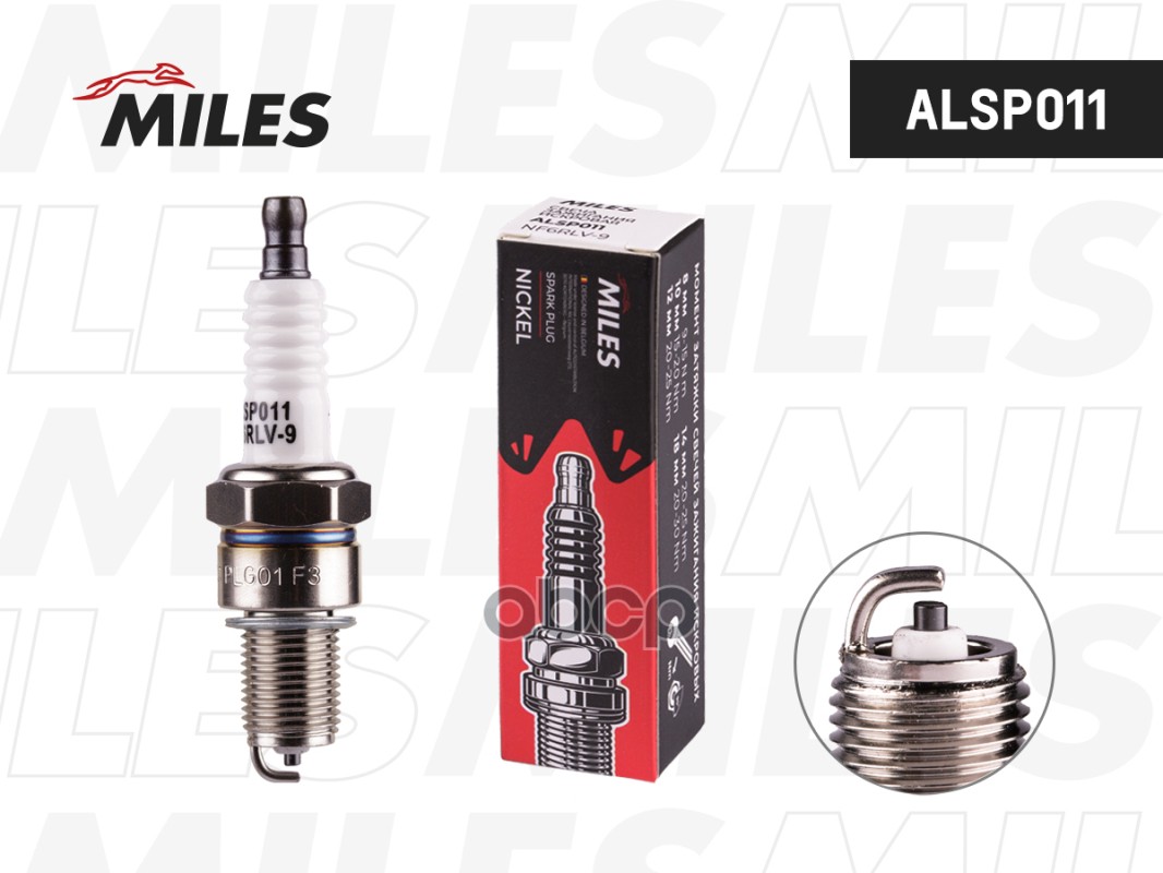 Свеча зажигания искровая NF6RLV-9 ALSP011 Miles арт. ALSP011