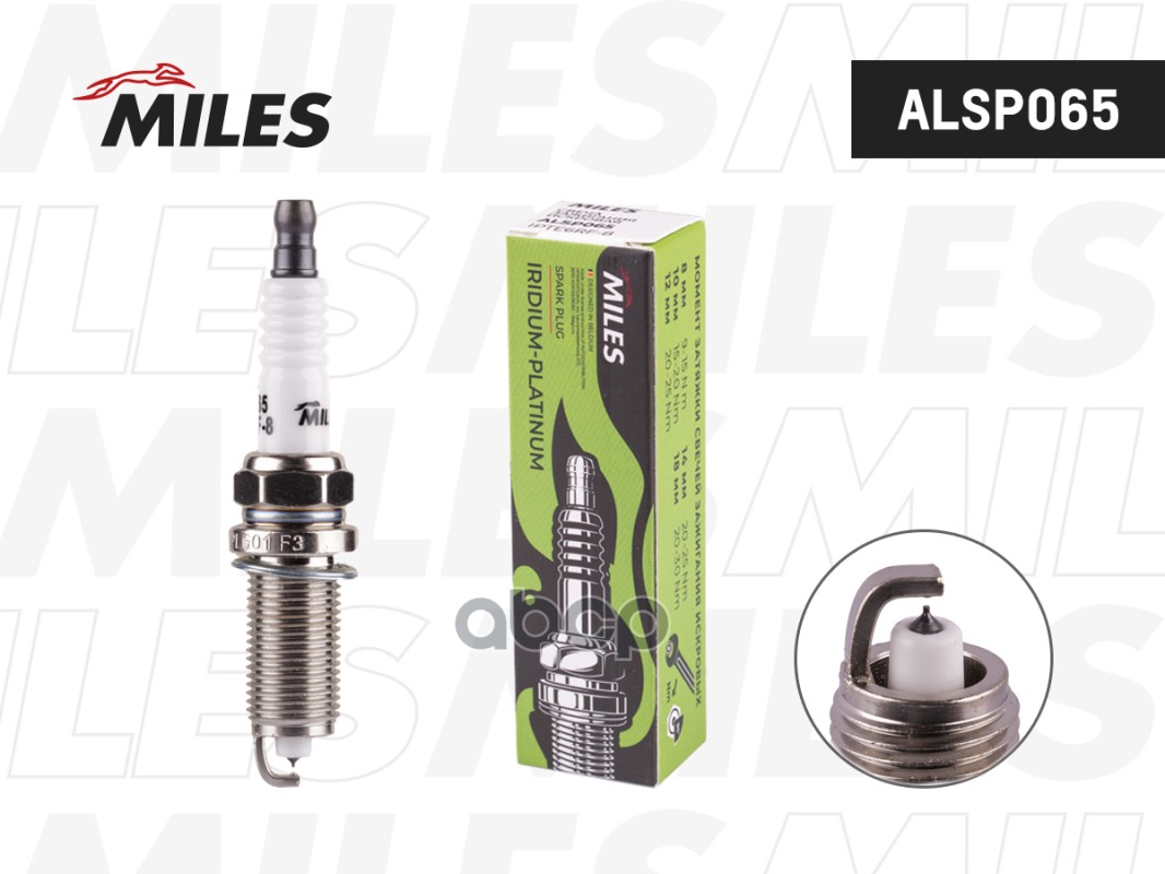 Свеча зажигания искровая IPTE6RF-8 ALSP065 Miles арт. ALSP065
