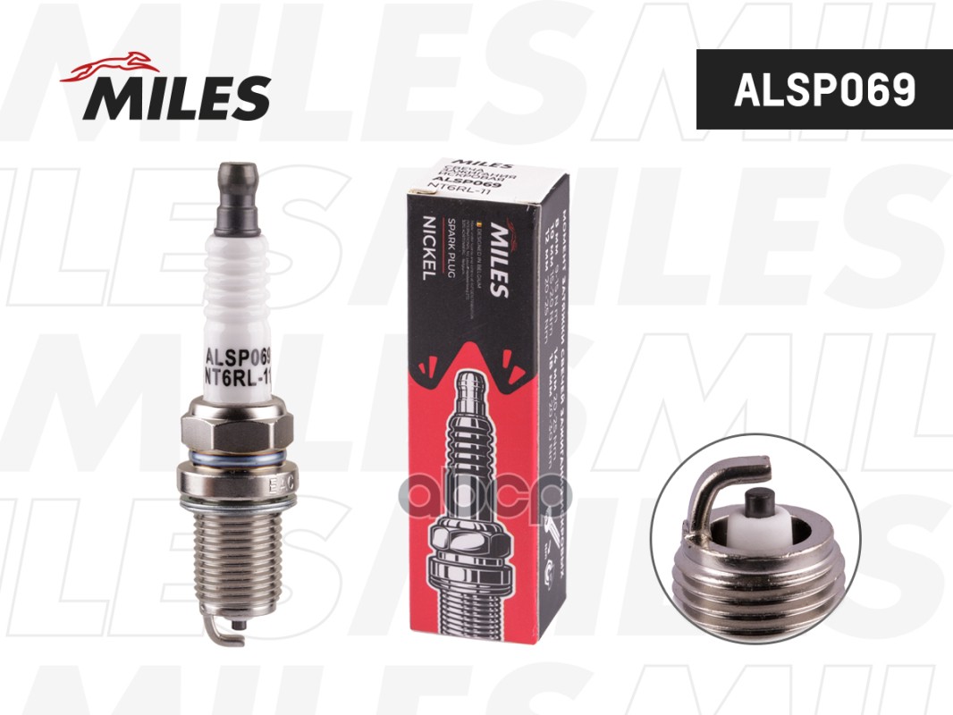 Свеча зажигания искровая NT6RL-11 Miles арт. ALSP069