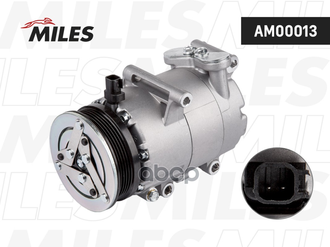 Компрессор кондиционера FORD C-MAX/FOCUS II/VOLVO C30/S40/V50 AM00013 Miles арт. AM00013