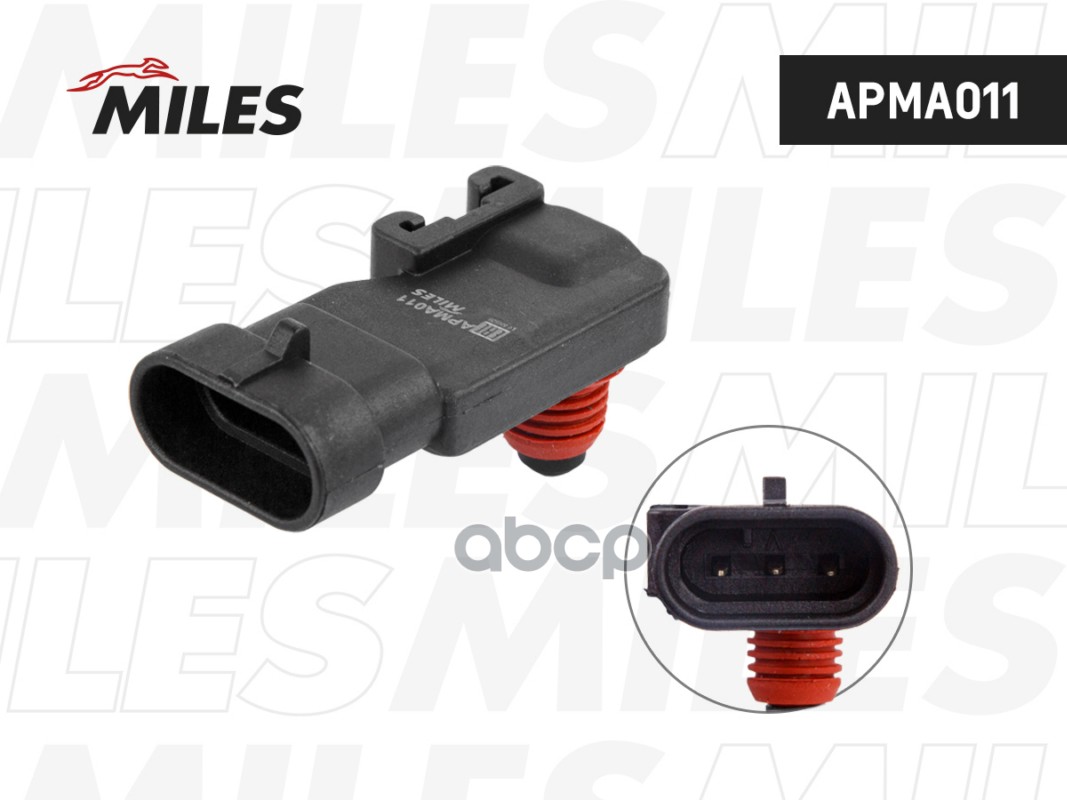 Датчик давления во впускном газопроводе CHEVROLET/DSEWOO/OPEL/RENAULT  APMA011 Miles арт. APMA011