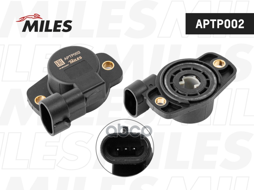 Датчик положения дроссельной заслонки RENAULT LOGAN/MEGANE 1.4i/1.6i 8V  APTP002 Miles арт. APTP002