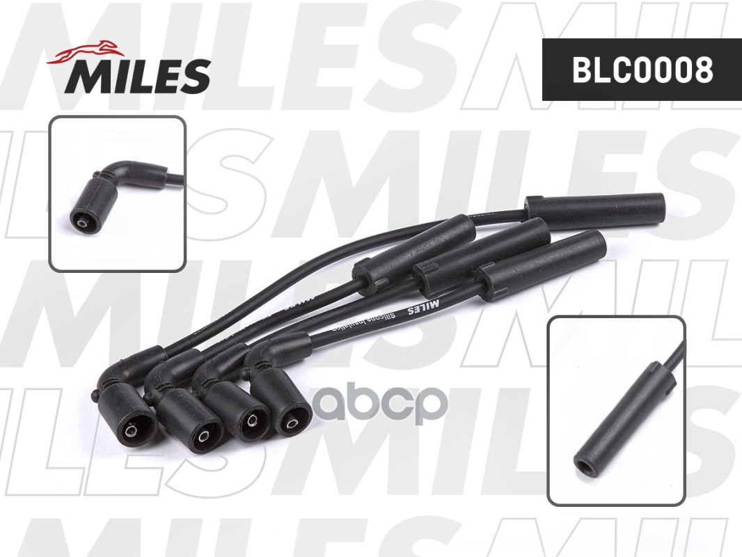 Высоковольтные провода зажигания CHEVROLET MATIZ/SPARK/AVEO 1.2/1.0 SOHC Miles арт. blc0008