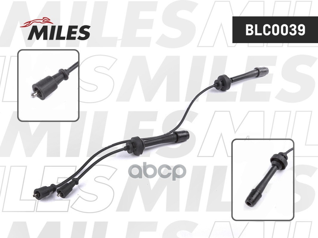 Провода зажигания высоковольтные MAZDA MVP 2.0 99- 02/PRIMACY 1.8i 99- BLC0039 Miles арт. BLC0039