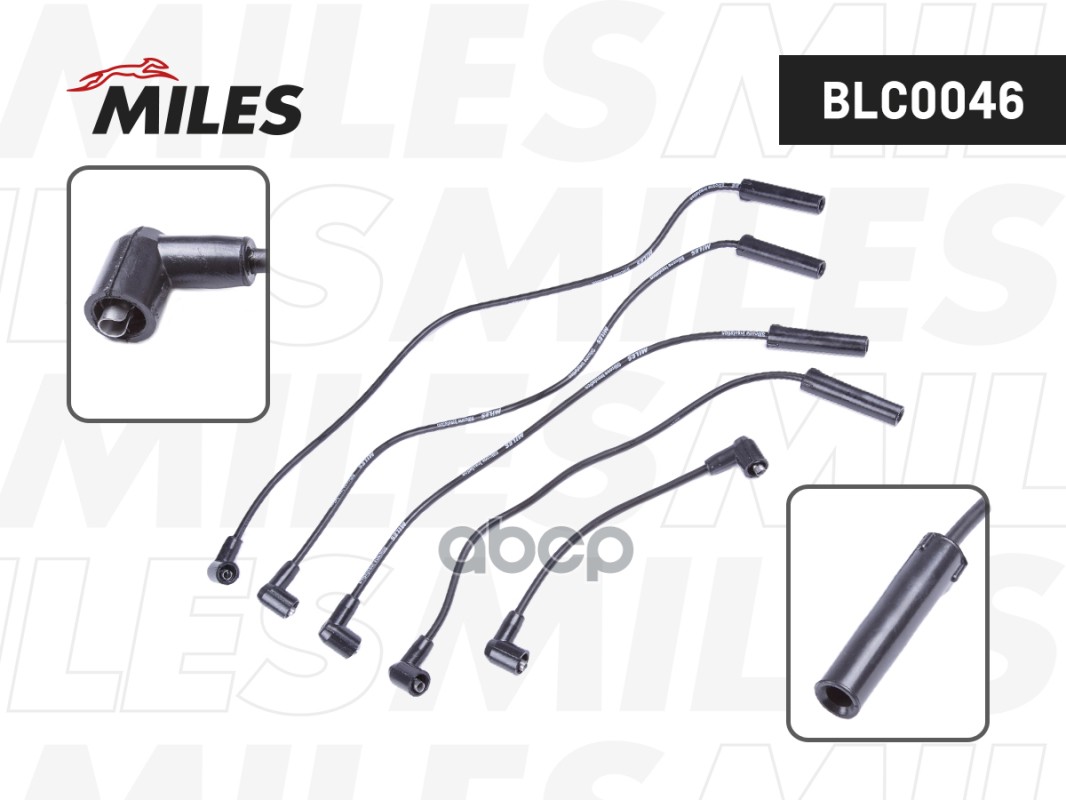 Провода высоковольтные силиконовые ВАЗ 2108 карбюратор BLC0046 Miles арт. BLC0046