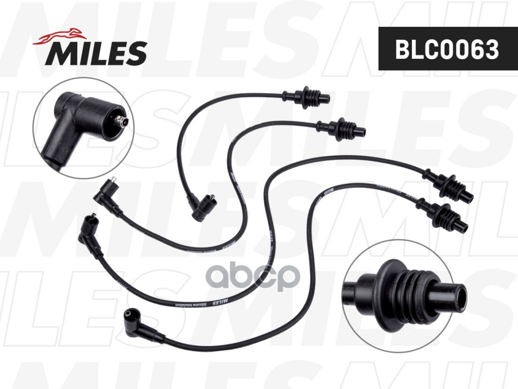 Высоковольтные провода зажигания CITROEN BERLINGO/JUMPER/XANTIA/XSARA/ZX/FIAT DUCATO/PEUGEOT 205/306/405/406/BOXER/PARTNER BL...