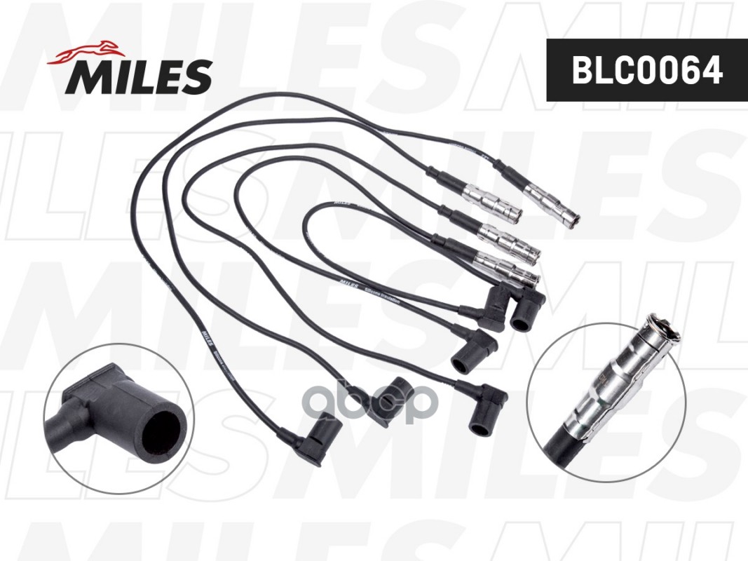 Провода зажигания высоковольтные MB W201 1.8-2.3 82-92/W124 2.0/2.3 M102 85-92   BLC0064 Miles арт. BLC0064