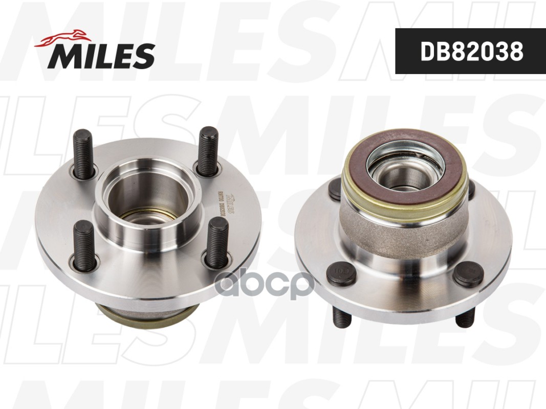 Ступица с подшипником Ford Focus 99- Fiesta 01- Fusion 02- / Mazda 2 03- зад., для а/м с ABS  DB82038 Miles арт. DB82038