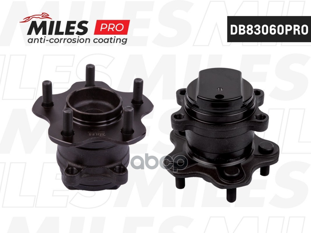 Ступица с подшипником задняя под ABS  NISSAN QASHQAI I/X-TRAIL T31 07- FWD. Miles арт. db83060pro