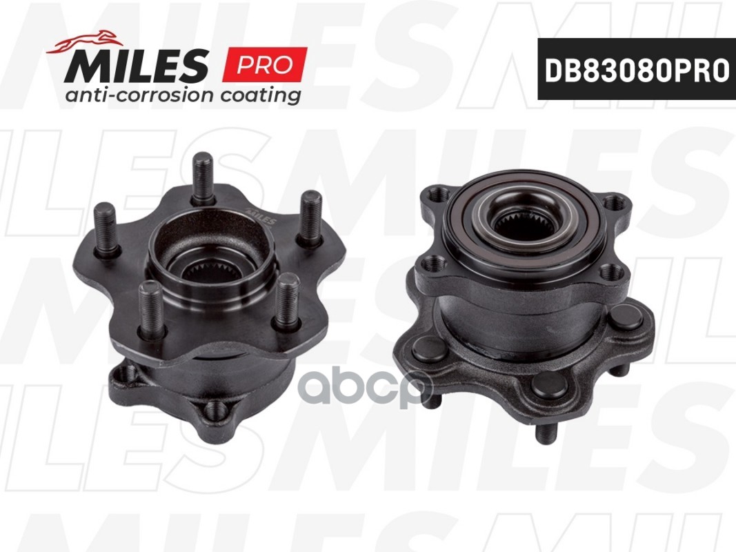 Ступица с подшипником задняя с ABS (серия PRO с антикоррозийным покрытием), NISSAN TEANA J32/MURANO Z51 07- AWD. DB83080PRO M...