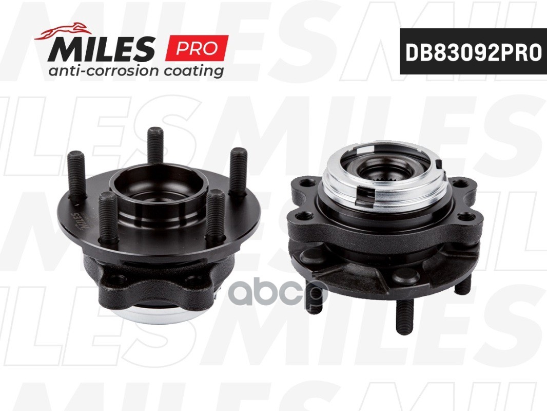 Ступица с подшипником передняя +ABS  INFINITI FX S51/G V36/M35/37/45/Q50/QX50/70 05- AWD. Miles арт. db83092pro