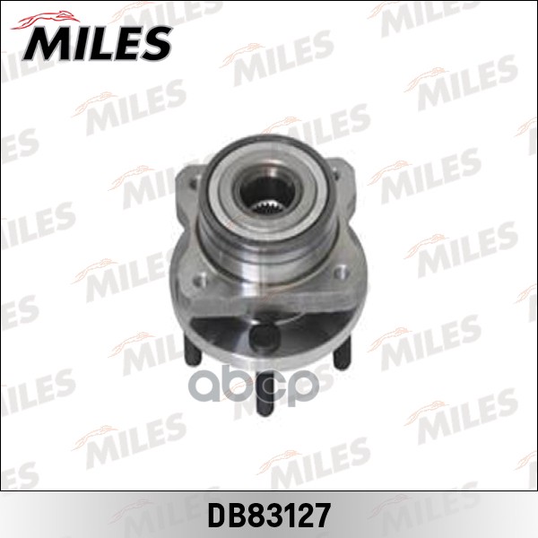 Ступица колеса передняя с подшипником CHRYSLER VOYAGER III/DODGE CARAVAN III 95-01 14 (SNR R186.02) DB83127 Miles арт. DB83127