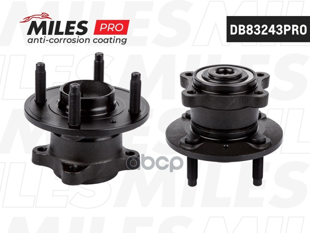 Ступица с подшипником задняя без ABS (серия PRO с антикоррозийным покрытием) CHEVROLET AVEO III T300 11- DB83243PRO Miles арт...