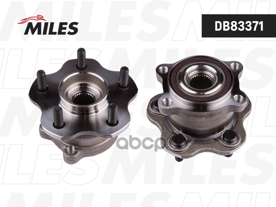 Ступица задняя с подшипником NISSAN PATHFINDER/MURANO 14- DB83371 Miles арт. DB83371