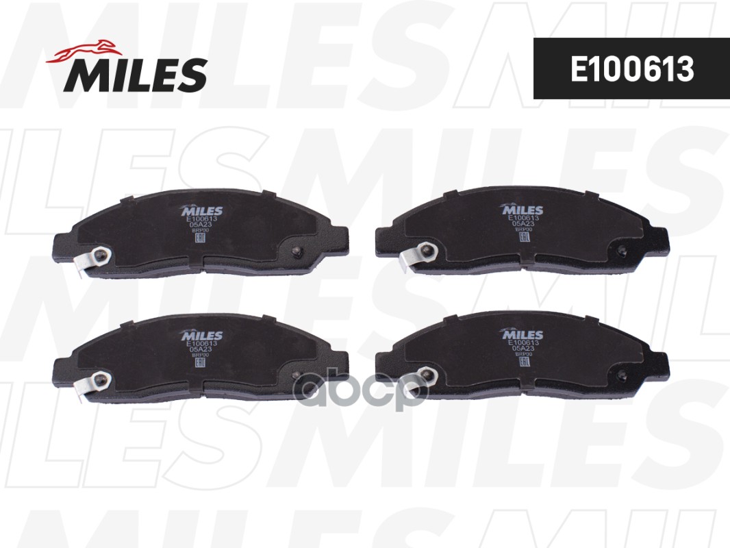 Колодки тормозные ISUZU D-MAX 02- передние Miles арт. e100613