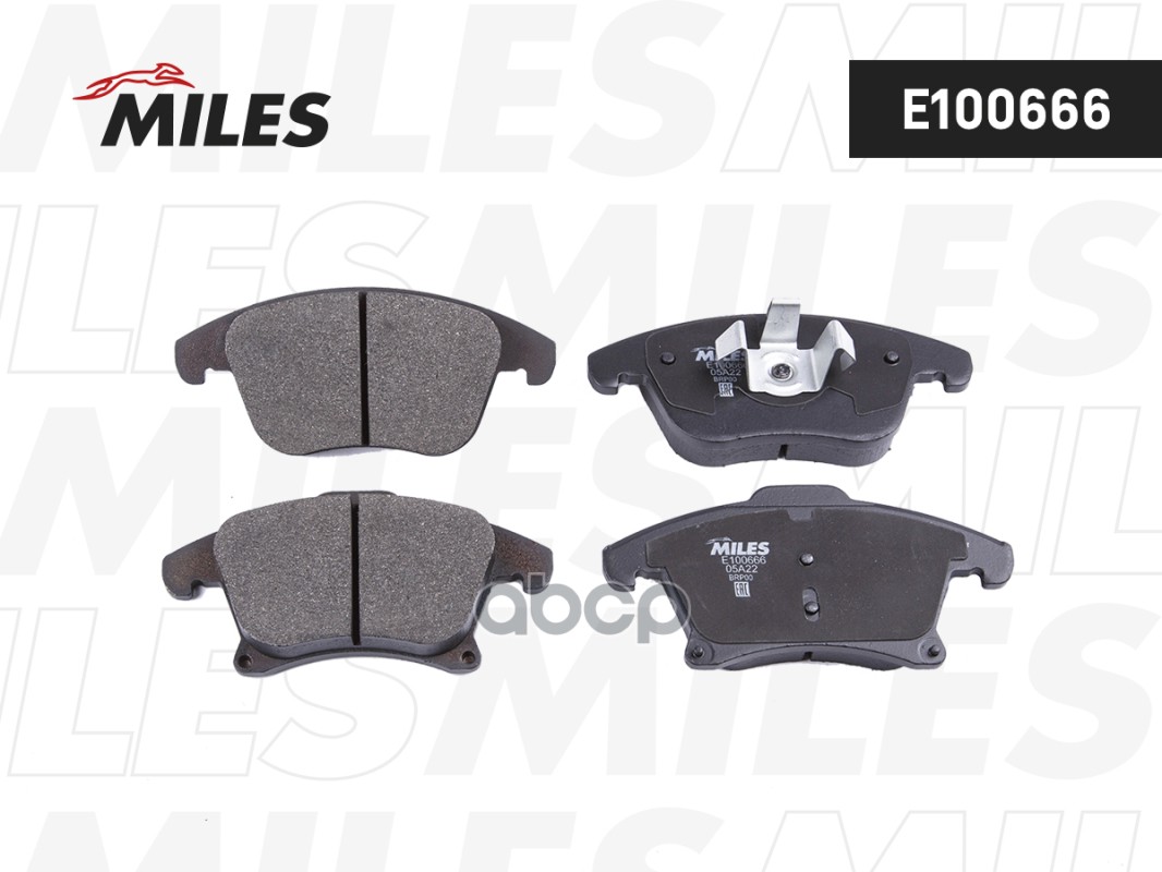 Колодки тормозные передние (Смесь Semi-Metallic) FORD MONDEO 15-/S-MAX 15- (TRW GDB2092) E100666 Miles арт. E100666