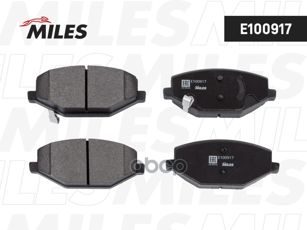 Колодки тормозные GEELY COOLRAY 20- передние Miles арт. e100917