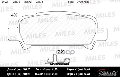 Колодки тормозные задние (без датчика) (Смесь Semi-Metallic) (SUBARU FORESTER 97-/IMPREZA 98-/LEGACY 98-/OUTBACK 00-) (TRW GD...