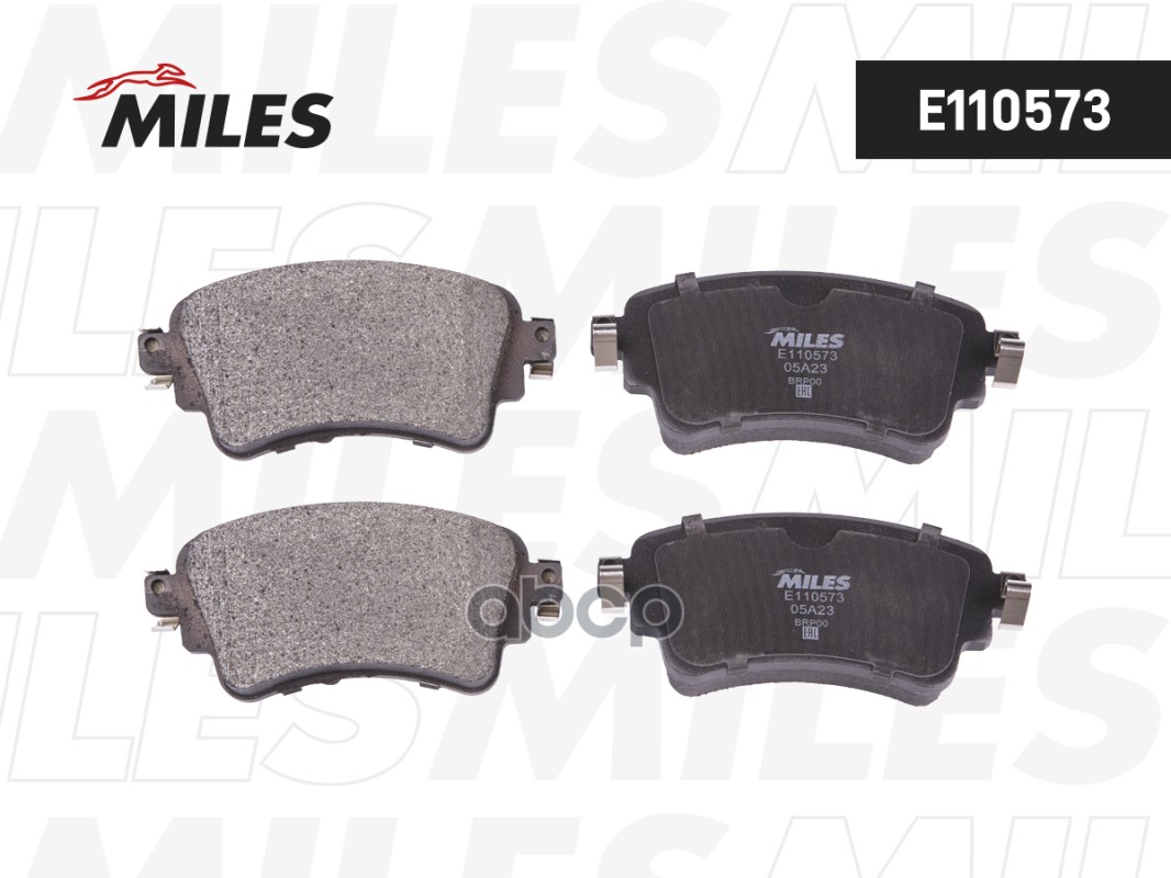 Колодки тормозные задние (Смесь Semi-Metallic) AUDI A4/Q7 15- задние (TRW GDB2132) E110573 Miles арт. E110573