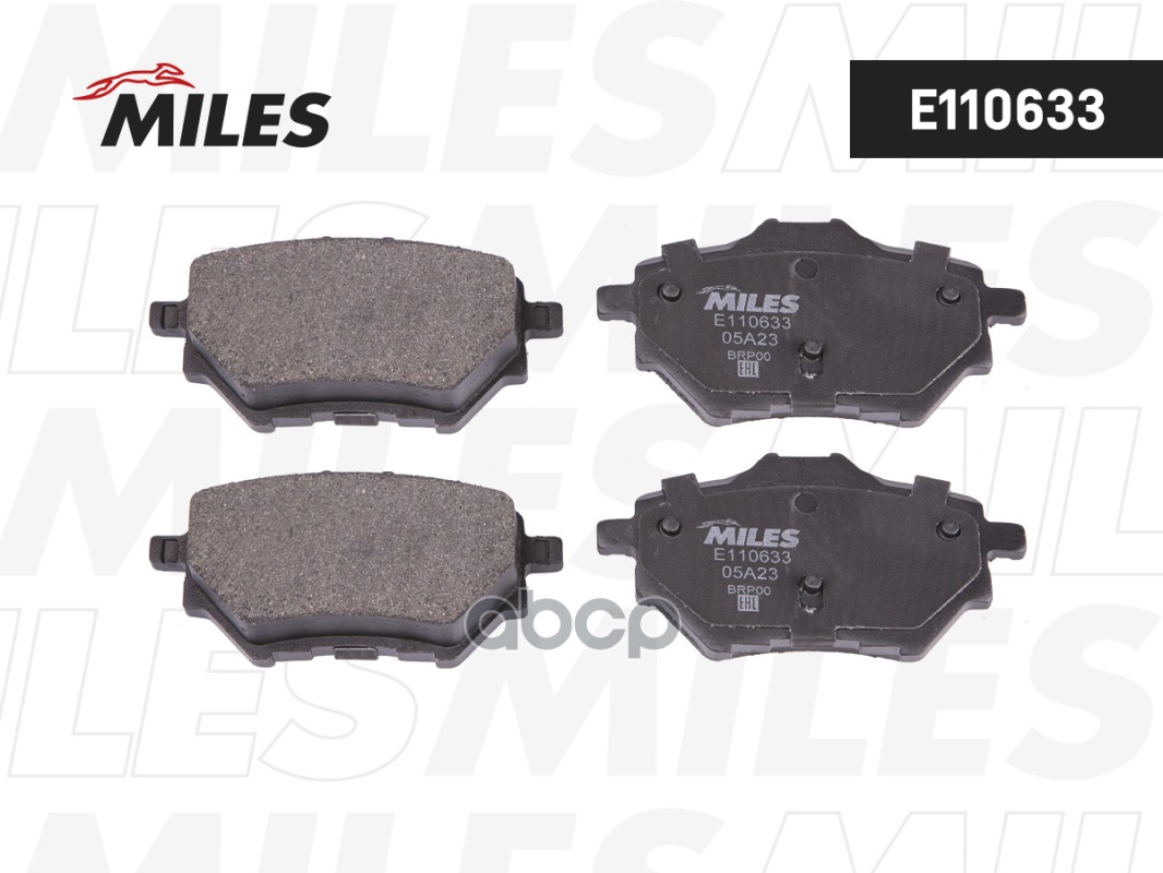 Колодки тормозные задние (Смесь Semi-Metallic) CITROEN C4/PEUGEOT 308 13- (TRW GDB2036) E110633 Miles арт. E110633