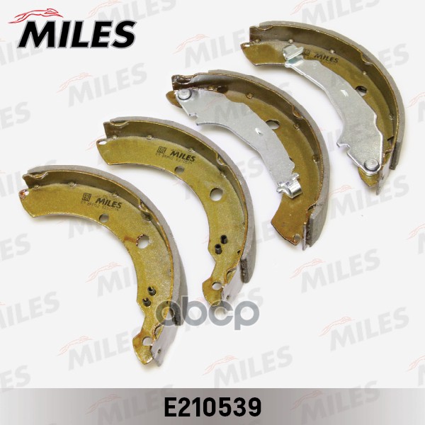 Колодки тормозные барабанные задние SKODA Rapid 2012 - 2021 VAG Polo 2010 - 2018 Miles арт. E210539